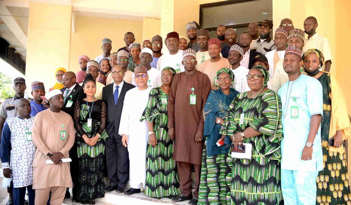 Familiarization visit by the Honorable Minister of Agriculture & Rural Development, Dr Muhammad Mahmood Abubakar to BOA Head Office