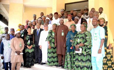 Familiarization visit by the Honorable Minister of Agriculture & Rural Development, Dr Muhammad Mahmood Abubakar to BOA Head Office